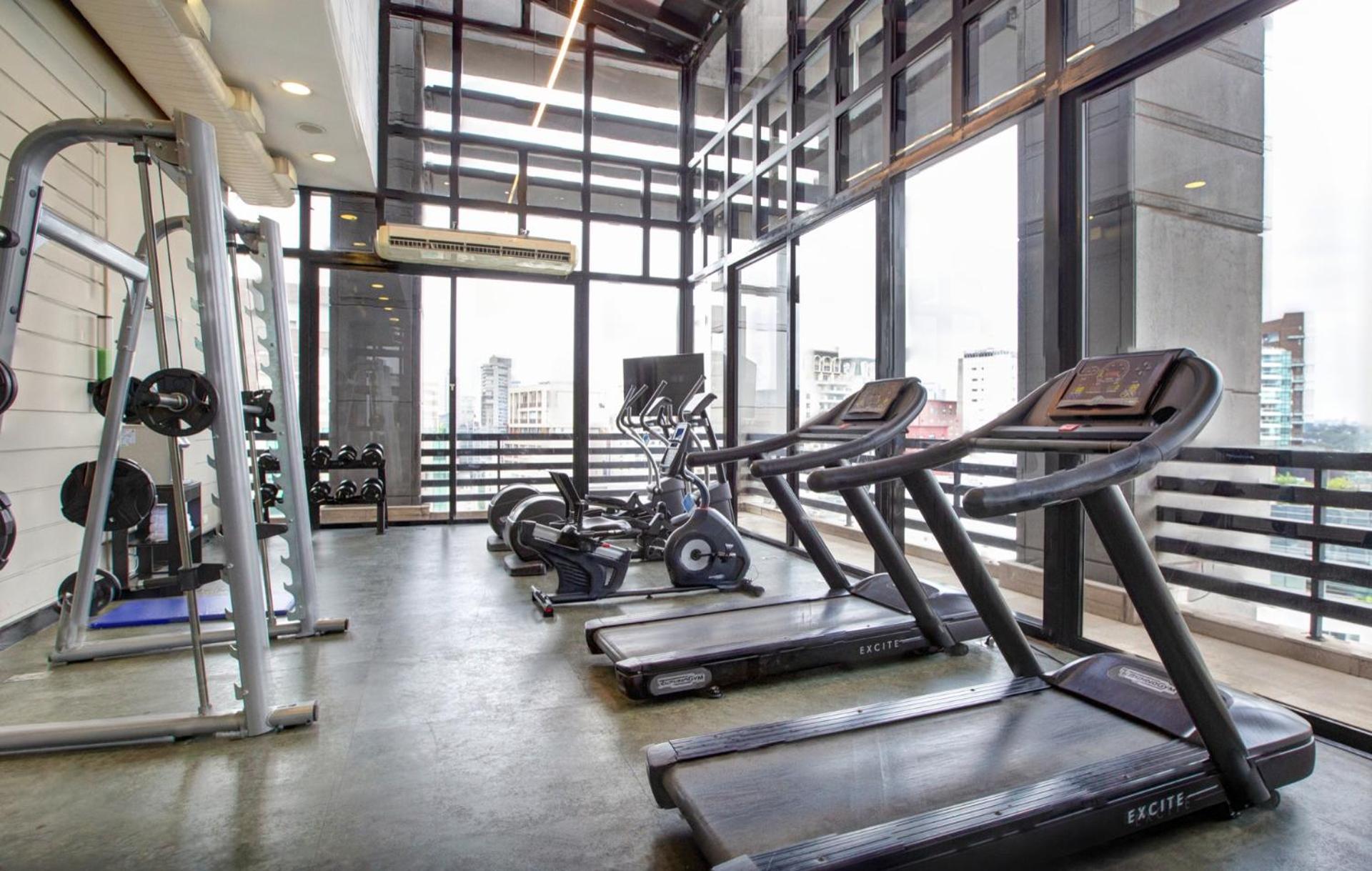 Hotel Radisson Blu São Paulo Exterior foto The gym at the hotel